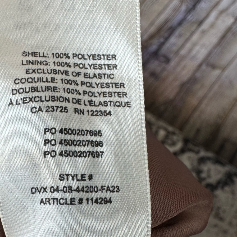 Wilfred Aritzia Size 2 Saturn Satin Midi Dress Cocoa Brown $128 Sleeveless Tie - Picture 10 of 14